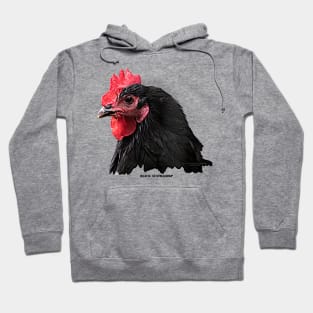 Black Australorp Chicken Hoodie